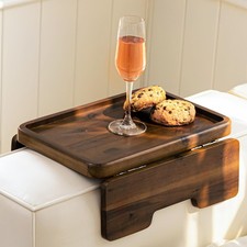 Acacia Couch Armrest Table