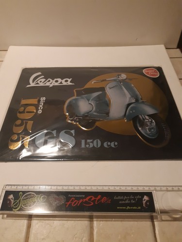 Insegna vespa since 1955 gs - insegna,