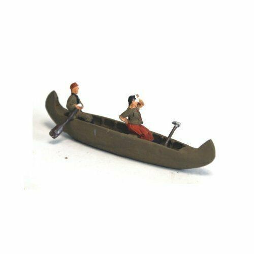 Canadese canoa con - con, paddler