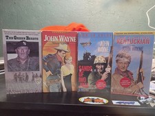 John Wayne Collection 4 VHS 