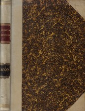 La clinica ostetricia Vol. I Anno 1899. . Felice La Torre, diretta da. 1899. .