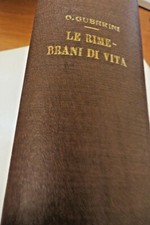 LE RIME E BRANI DI VITA - LORENZO STECCHETTI (OLINDO GUERRINI) - ZANICHELLI