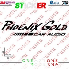 ADESIVO STICKER PHOENIX GOLD