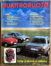 Quattroruote n. 341 marzo 1984