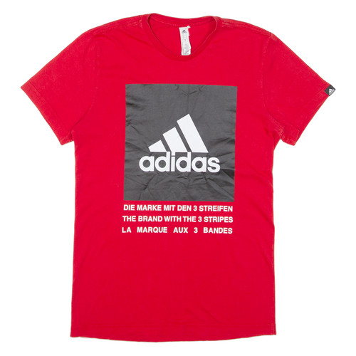 Adidas uomo shirt rosso - uomo,