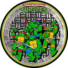 Sgabello bar arcade TMNT "solo