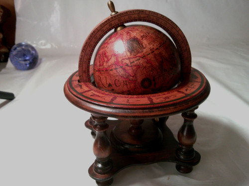 Mappamondo olde con supporto - mappamondo,