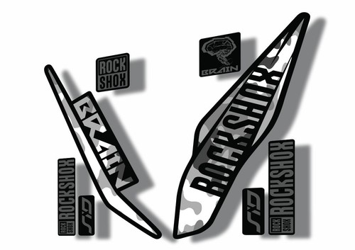 Adesivo decalcomania rock shox - rock,