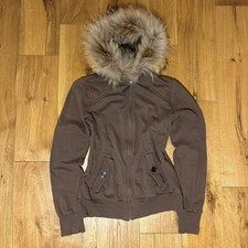 Felpa con cappuccio pelliccia