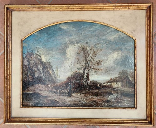 Raffinato dipinto legno - raffinato,