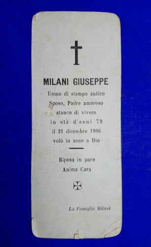 Santino lutto val - 🔵,