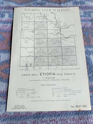 Carta touring club - club, italiano