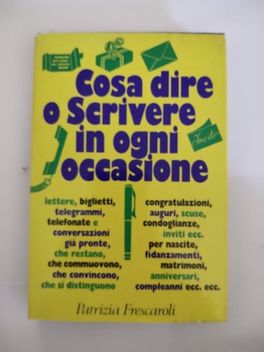 Cosa dire scrivere ogni - scrivere, in
