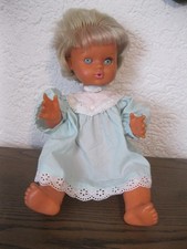 Vecchia bambola Ela 45 cm, con