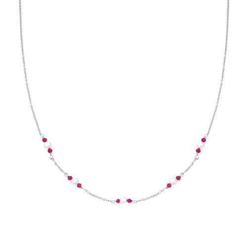 Collana catena rolo diamantata - catena,
