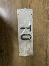 ELEMENTO TARGA TORINO TO BIANCA ORIGINALE