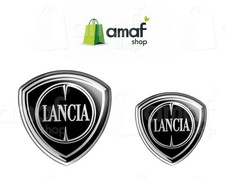 logo Lancia Ypsilon Nero coppia adesivi posteriore e anteriore