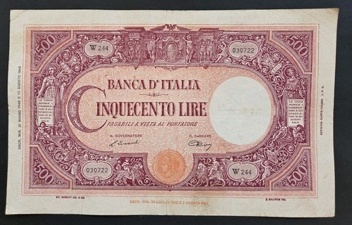 500 lire grande - lire, "