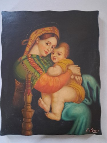 Capezzale madonna seggiola - capezzale,