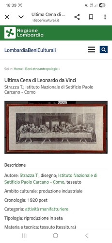 Antico grande quadro - su, seta