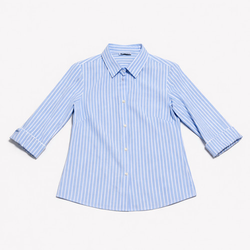 Camicia donna righe - a, azzurre