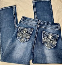 Jeans bootcut denim ispirato a