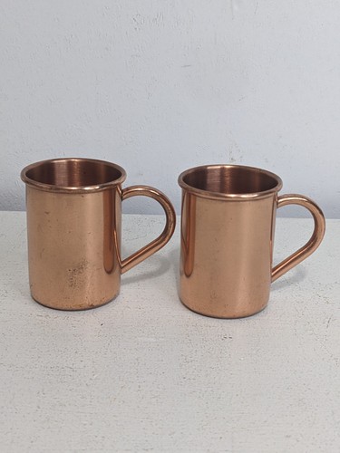 Miniature copper coffee - coffee, cups