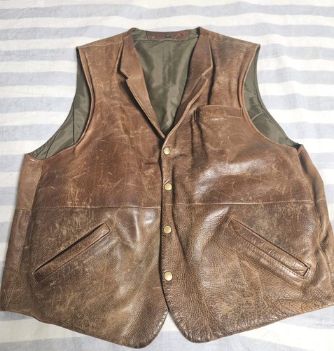 Coronado gilet pelle - , marrone