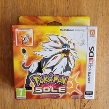 Pokemon Sole gioco per Nintendo 3DS PAL ITALIANO Edizione Limitata STEELBOOK