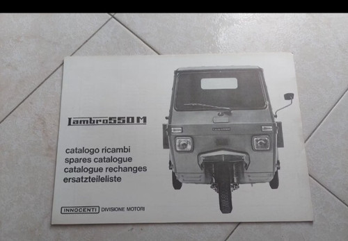 Catalogo ricambi lambro 550m - catalogo,