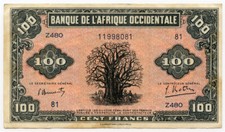 Francese West Africa 1942