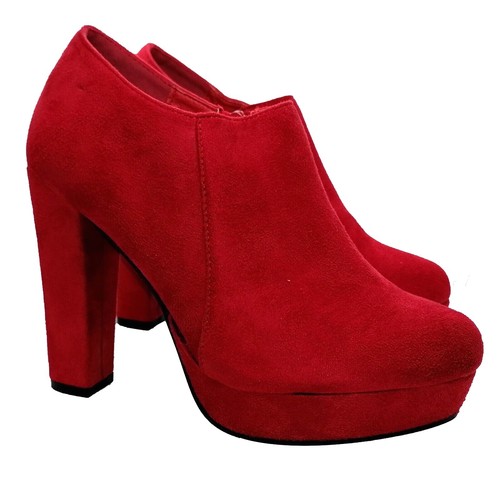 Scarpe donna tronchetti rosso - scarpe,
