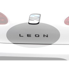 Seat Leon scritta 1P 5F 1M Cupra cromo logo emblema distintivo segno originale