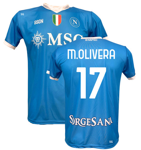 Maglia olivera 17 napoli - maglia,