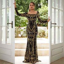 Vestito Abito Elegante Lungo