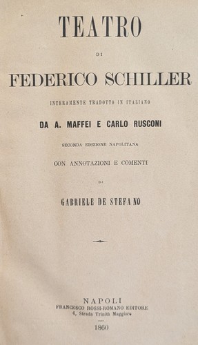 Schiller federico teatro 1860 - federico,