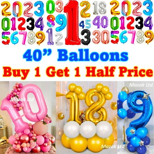 Numero palloncini - palloncini, (101cm)