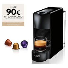 Macchina caffè Nespresso Krups XN 110 8K nera Essenza Mini                    