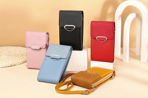 Borsa donna cellulare pelle