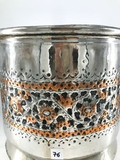 Recipiente in rame argentato