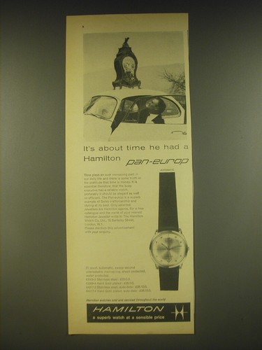 Pubblicità orologio hamilton - pubblicità,