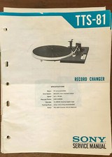 Sony TTS-81 Record Player /
