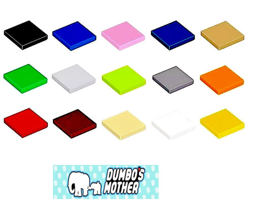 Lego 2x2 tiles tile flat - lego,