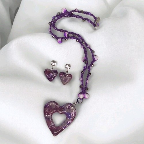Set collana orecchini fatti - collana, e