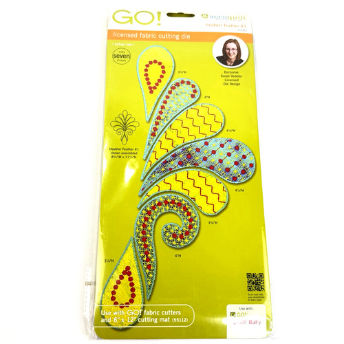 Accuquilt piuma di erica - piuma,