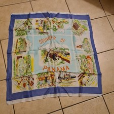 Sciarpa Foulard Vintage Souvenir Panama