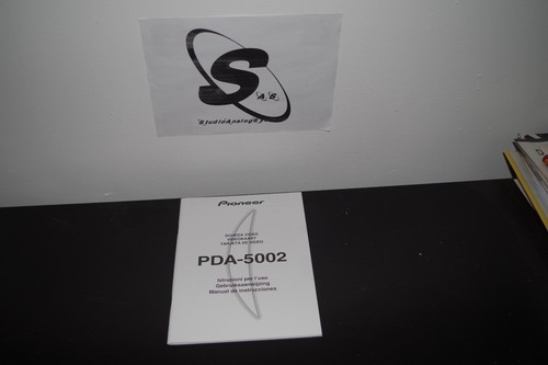Pioneer pda 5002 manuale multi - 5002,