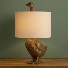 Lampada da tavolo oca bronzo