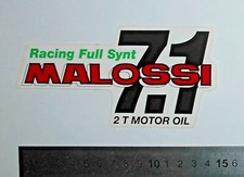 ADESIVO STICKER AUTOCOLLANT VINTAGE ORIGINAL AUTO MOTO TUNING MALOSSI ANNI '80