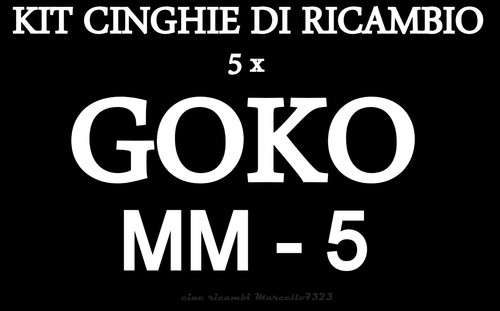 Kit cinghie ricambio - ★kit, di